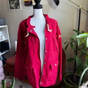 Woolrich Women's Vibrant Red Utility Jacket